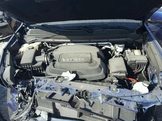 1GCGSCE37G1386028 - 2016 CHEVROLET COLORADO L BLUE photo 7