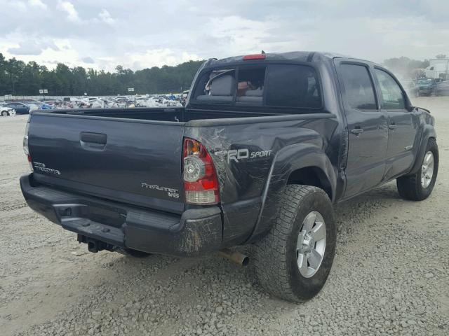 5TFJU4GN9EX058902 - 2014 TOYOTA TACOMA DOU GRAY photo 3