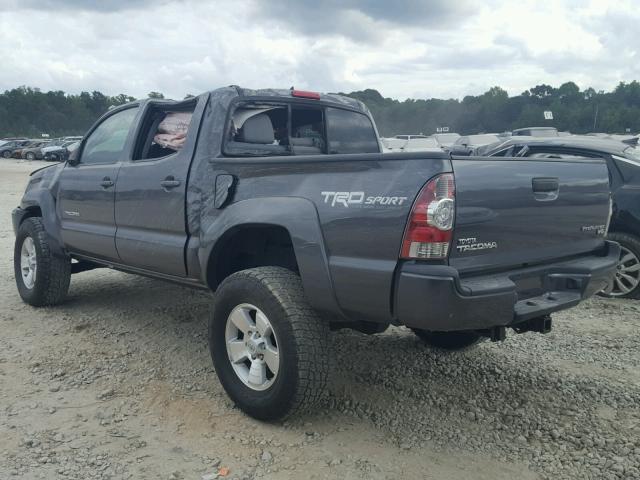 5TFJU4GN9EX058902 - 2014 TOYOTA TACOMA DOU GRAY photo 4