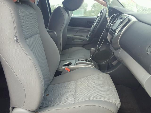 5TFJU4GN9EX058902 - 2014 TOYOTA TACOMA DOU GRAY photo 5