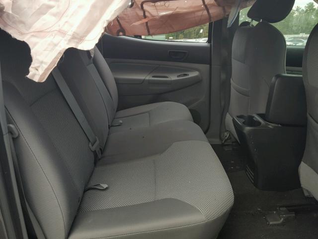 5TFJU4GN9EX058902 - 2014 TOYOTA TACOMA DOU GRAY photo 6