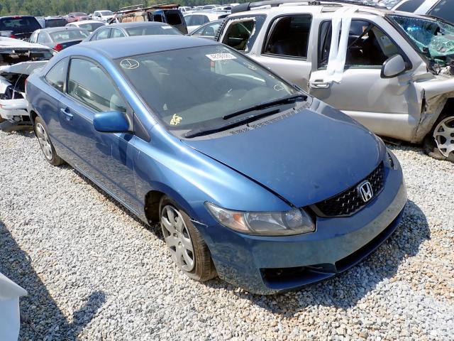 2HGFG12699H526120 - 2009 HONDA CIVIC LX BLUE photo 1