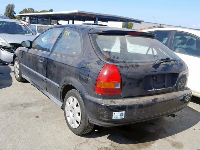 2HGEJ6441WH113738 - 1998 HONDA CIVIC DX BLACK photo 3