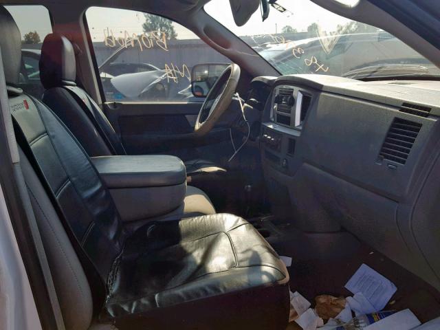 1D7KS28C47J553600 - 2007 DODGE RAM 2500 S Սպիտակ լուսանկար 5