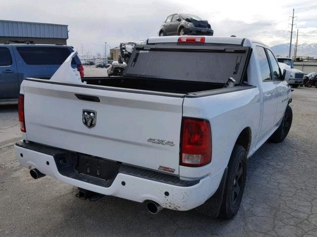 1C6RD7MT1CS322364 - 2012 DODGE RAM 1500 S WHITE photo 4