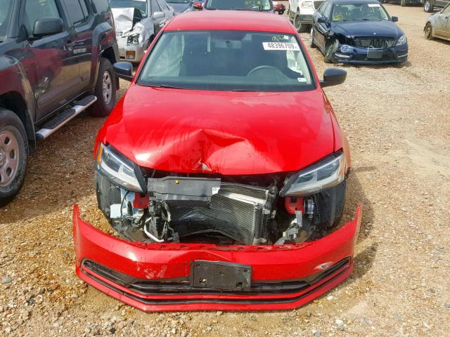 3VWD17AJ1FM261378 - 2015 VOLKSWAGEN JETTA SE RED photo 9