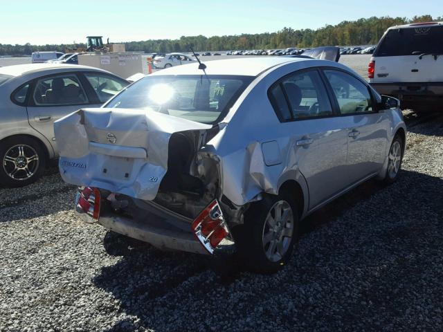 3N1AB61E67L629869 - 2007 NISSAN SENTRA 2.0 SILVER photo 4