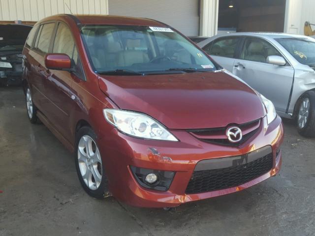 JM1CR293280304535 - 2008 MAZDA 5 RED photo 1