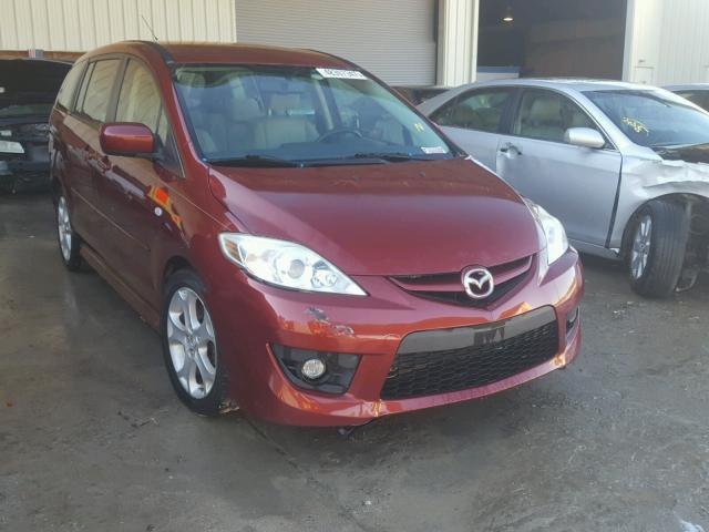 JM1CR293280304535 - 2008 MAZDA 5 RED photo 9