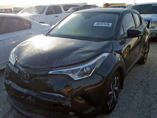 NMTKHMBXXJR057595 - 2018 TOYOTA C-HR XLE BLACK photo 2