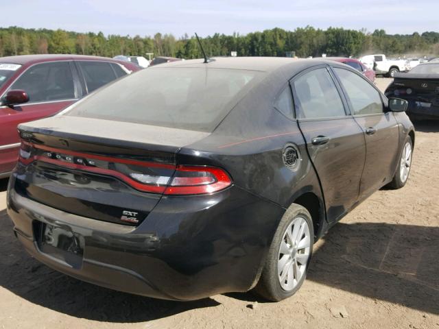 1C3CDFBB1ED681101 - 2014 DODGE DART SXT BLACK photo 4