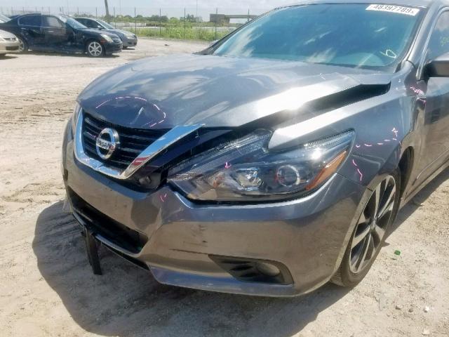 1N4AL3AP9JC115551 - 2018 NISSAN ALTIMA 2.5 GRAY photo 9