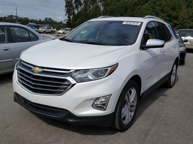 2GNAXNEX1J6188241 - 2018 CHEVROLET EQUINOX PR WHITE photo 2