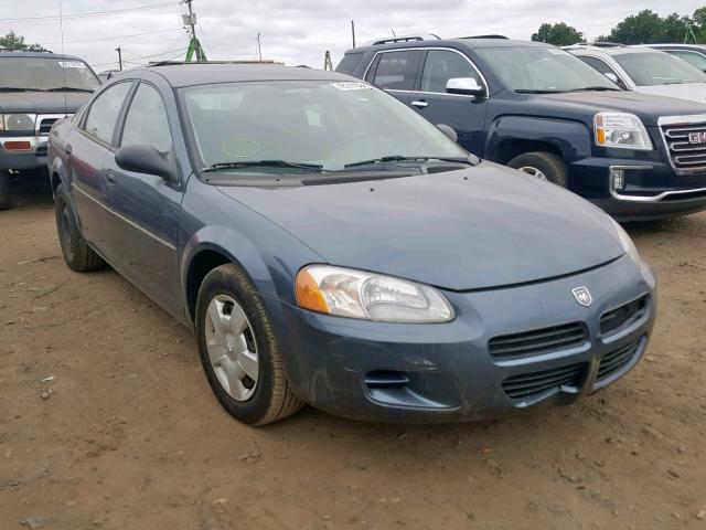 1B3EL36T73N521564 - 2003 DODGE STRATUS SE BLUE photo 1