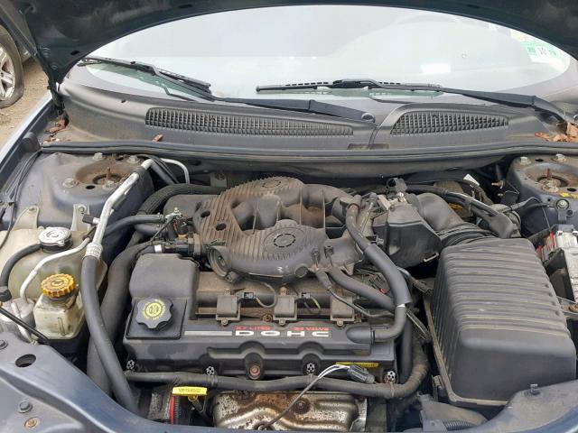 1B3EL36T73N521564 - 2003 DODGE STRATUS SE BLUE photo 7