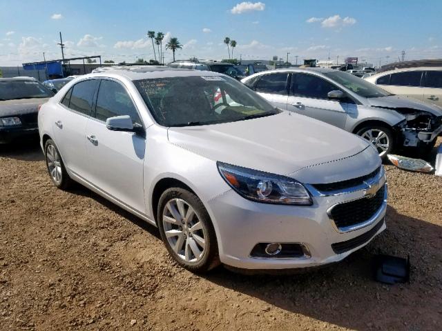1G11F5SLXFF222969 - 2015 CHEVROLET MALIBU LTZ WHITE photo 1