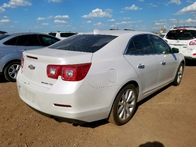 1G11F5SLXFF222969 - 2015 CHEVROLET MALIBU LTZ WHITE photo 4