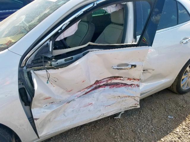 1G11F5SLXFF222969 - 2015 CHEVROLET MALIBU LTZ WHITE photo 9