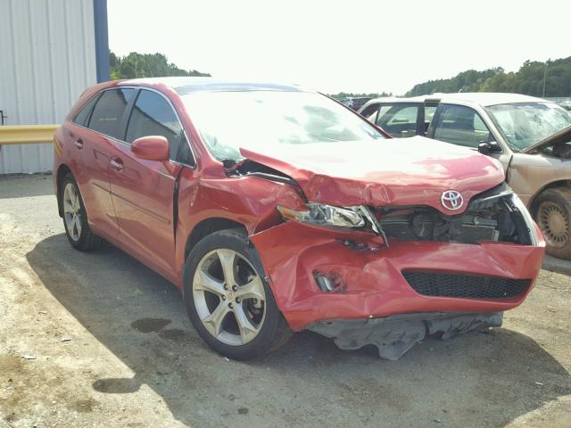 4T3ZK3BB1AU030929 - 2010 TOYOTA VENZA BASE RED photo 1