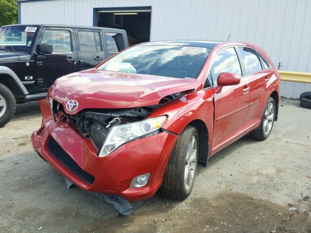 4T3ZK3BB1AU030929 - 2010 TOYOTA VENZA BASE RED photo 2