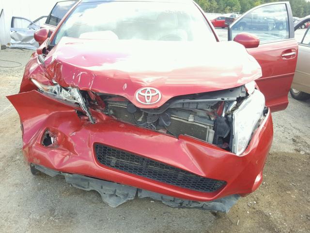 4T3ZK3BB1AU030929 - 2010 TOYOTA VENZA BASE RED photo 7