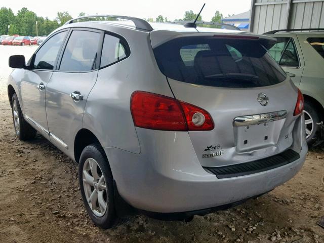 JN8AS5MT2BW574359 - 2011 NISSAN ROGUE S SILVER photo 3