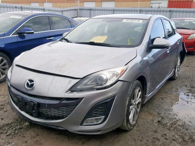 JM1BL1H5XA1342458 - 2010 MAZDA 3 S GRAY photo 2