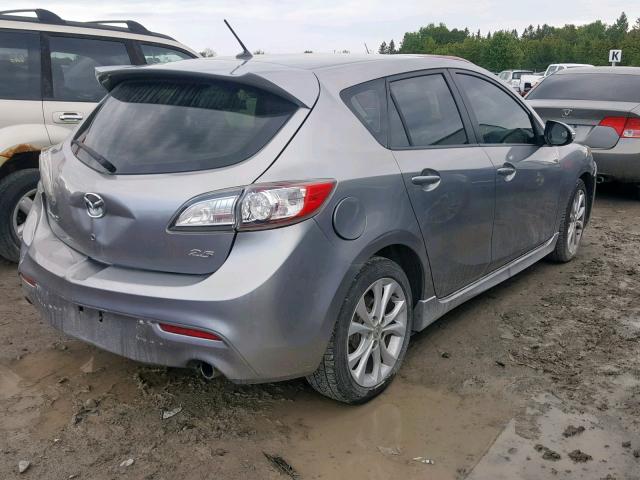 JM1BL1H5XA1342458 - 2010 MAZDA 3 S GRAY photo 4