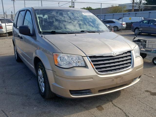 2A8HR44H88R744035 - 2008 CHRYSLER TOWN & COU BEIGE photo 1