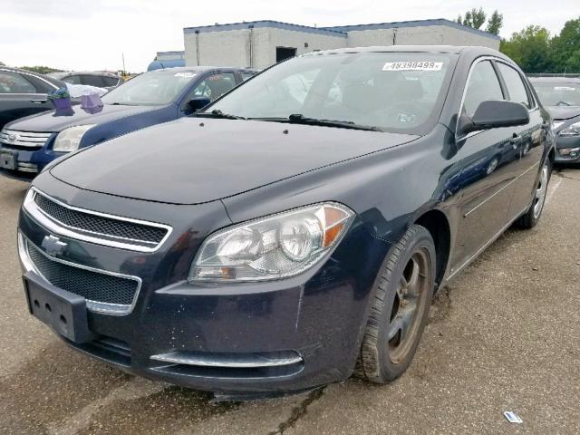 1G1ZH57B39F103369 - 2009 CHEVROLET MALIBU 1LT BLACK photo 2
