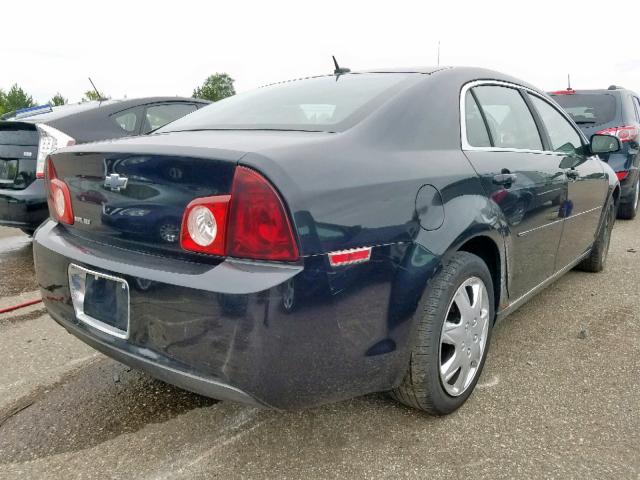 1G1ZH57B39F103369 - 2009 CHEVROLET MALIBU 1LT BLACK photo 4