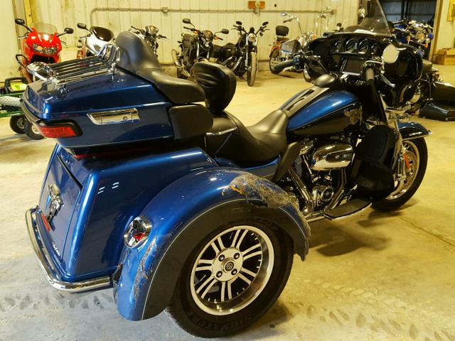 1HD1MDD10JB850508 - 2018 HARLEY-DAVIDSON FLHTCUTG 1 BLUE photo 4