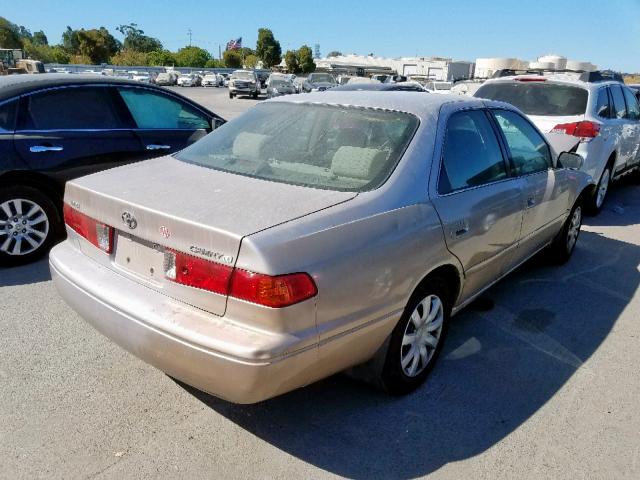 4T1BG22K51U079170 - 2001 TOYOTA CAMRY CE GOLD photo 4