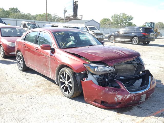 1C3CCBBB2EN102185 - 2014 CHRYSLER 200 TOURIN MAROON photo 1