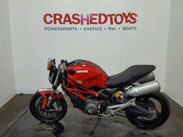 ZDM1RADN79B003960 - 2009 DUCATI MONSTER 69 RED photo 3