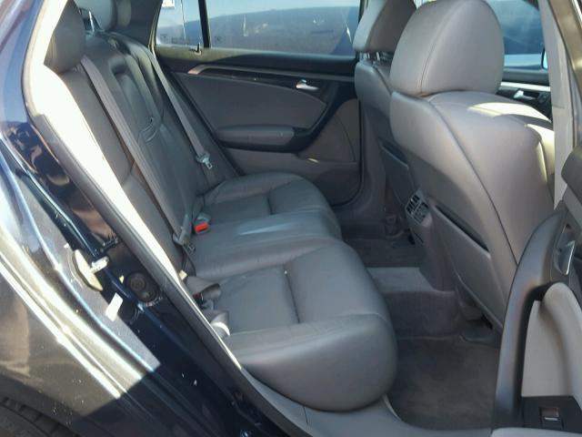 19UUA66265A032349 - 2005 ACURA TL BLUE photo 6