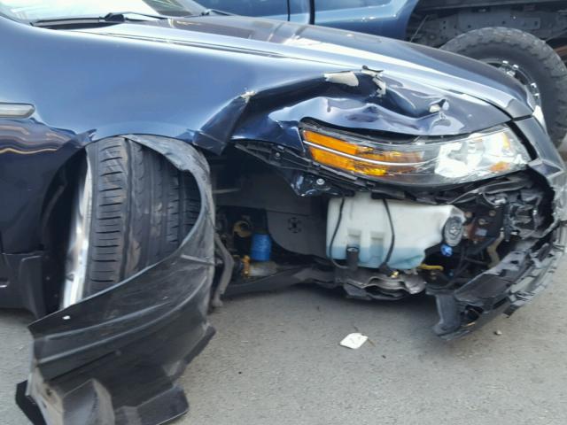 19UUA66265A032349 - 2005 ACURA TL BLUE photo 9