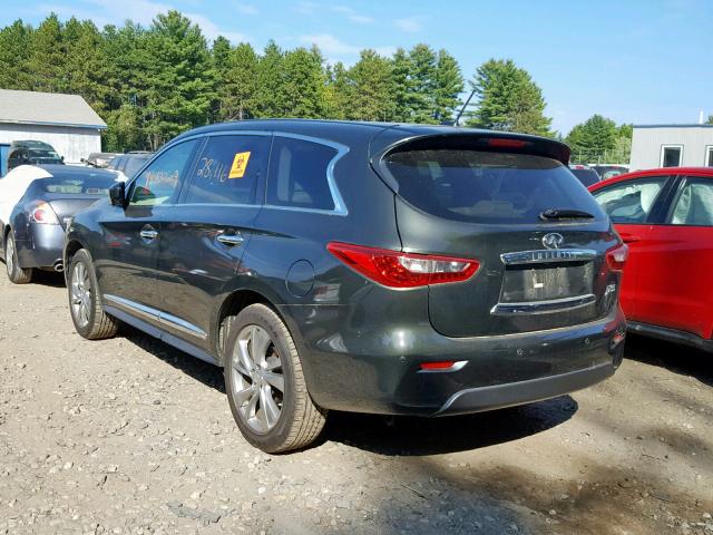 5N1AL0MN0DC320002 - 2013 INFINITI JX35 GREEN photo 3