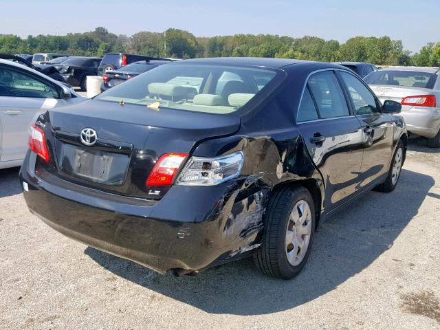 4T4BE46K69R098453 - 2009 TOYOTA CAMRY BASE BLACK photo 4