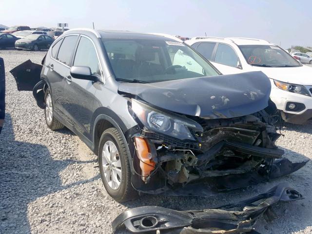 5J6RM3H73DL008719 - 2013 HONDA CR-V EXL GRAY photo 1