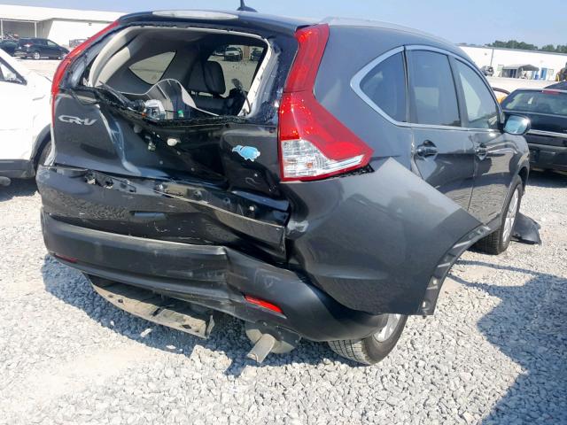 5J6RM3H73DL008719 - 2013 HONDA CR-V EXL GRAY photo 4