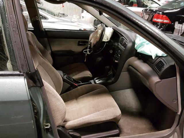 4S3BH635317307926 - 2001 SUBARU LEGACY L GREEN photo 5