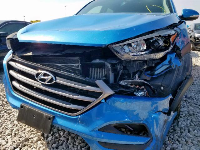 KM8J3CA27GU247267 - 2016 HYUNDAI TUCSON LIM BLUE photo 9