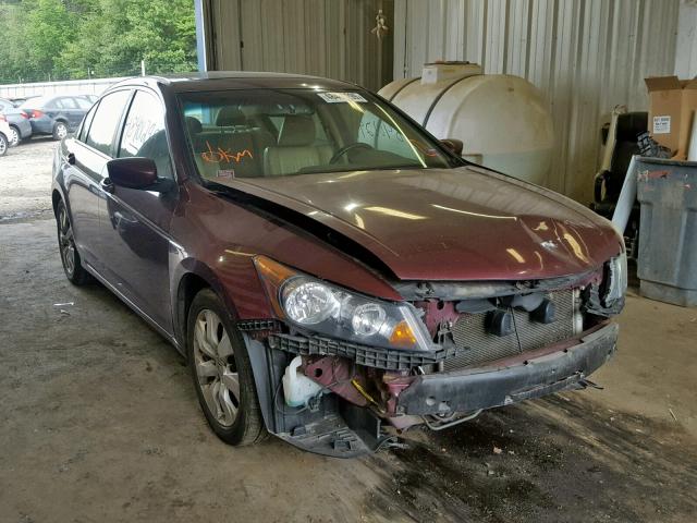 1HGCP2F83AA135164 - 2010 HONDA ACCORD EXL MAROON photo 1