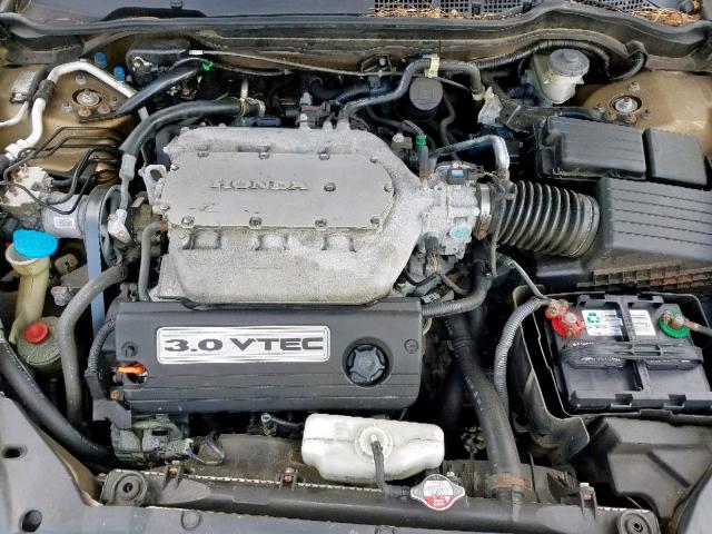 1HGCM66523A086726 - 2003 HONDA ACCORD EX GOLD photo 7