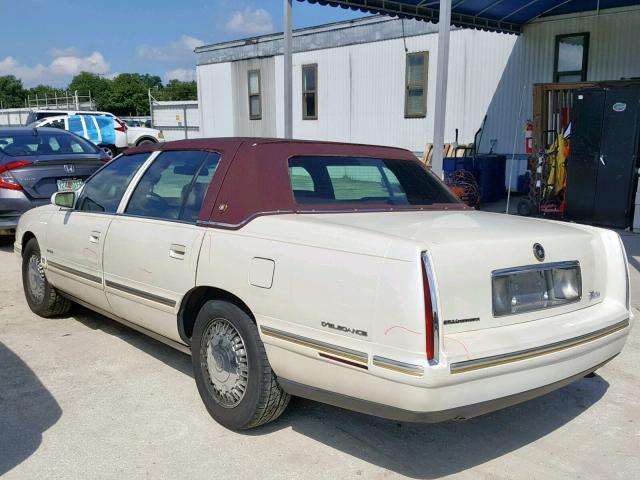 1G6KE54Y4VU289149 - 1997 CADILLAC DEVILLE DE WHITE photo 3