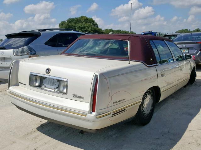 1G6KE54Y4VU289149 - 1997 CADILLAC DEVILLE DE WHITE photo 4