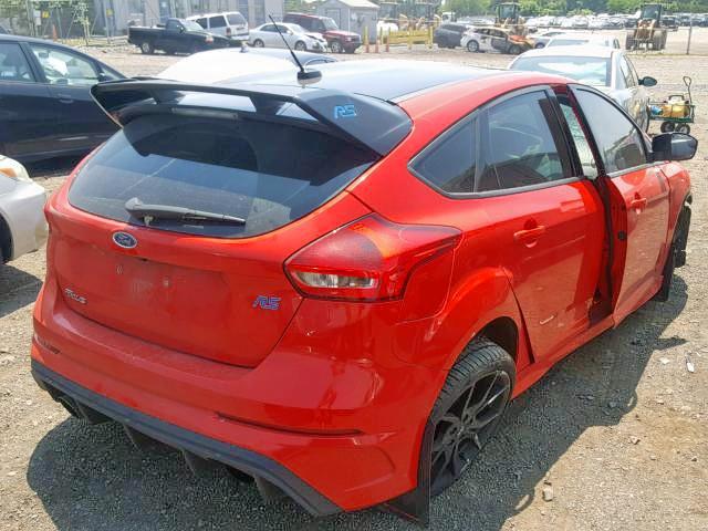 WF0DP3TH1J4127721 - 2018 FORD FOCUS RS RED photo 4