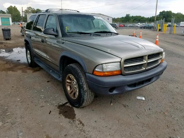 1D4HS38N33F613037 - 2003 DODGE DURANGO SP TAN photo 1