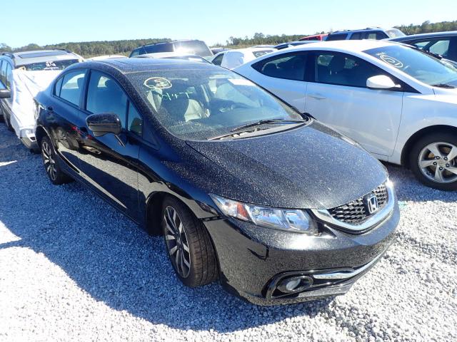 19XFB2F98FE215003 - 2015 HONDA CIVIC EXL BLACK photo 1